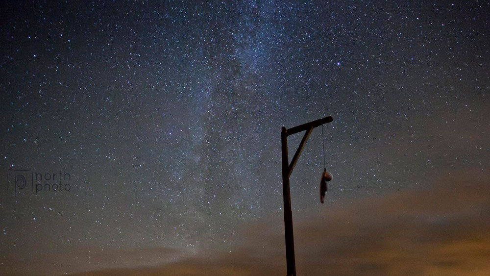 Winter's Gibbet Gallows under the Milky Way