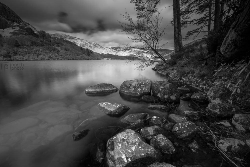 Glen Trool in black and white