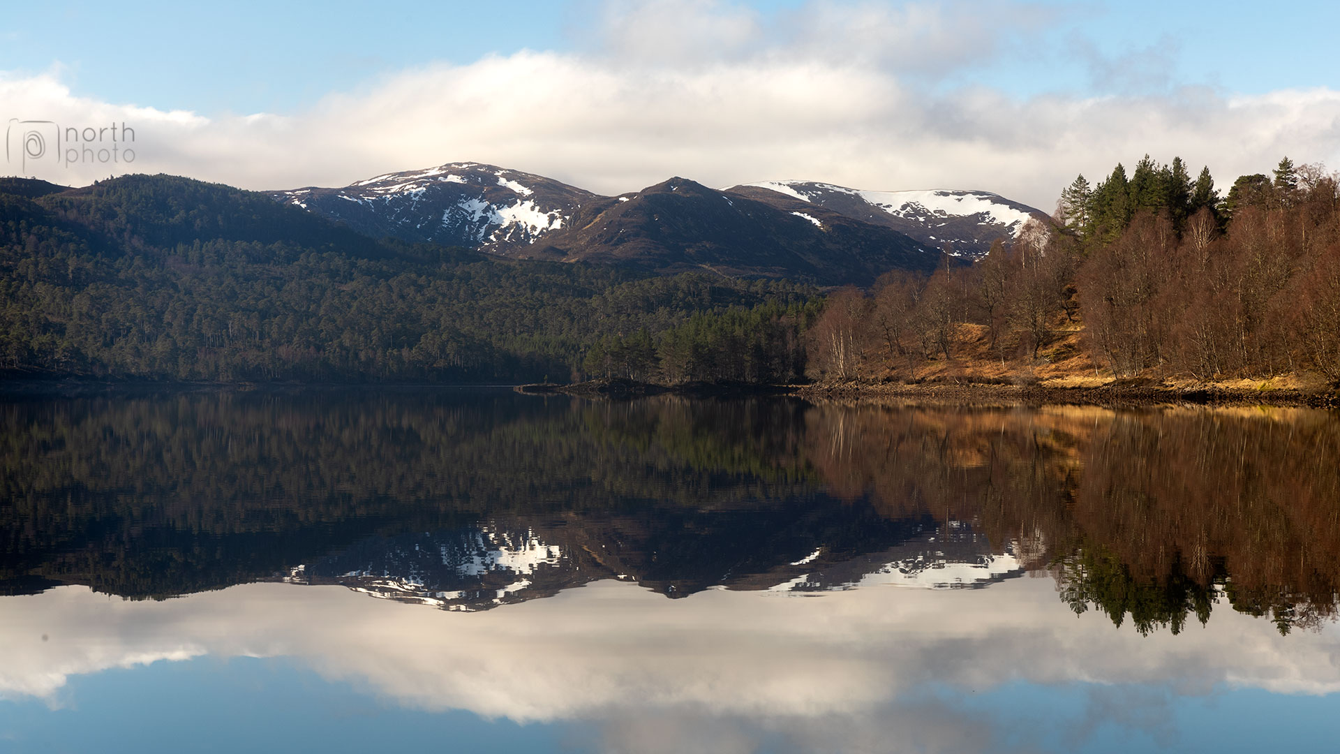 Reflections in Loch Beinn a' Mheadhoin, Glen Affric