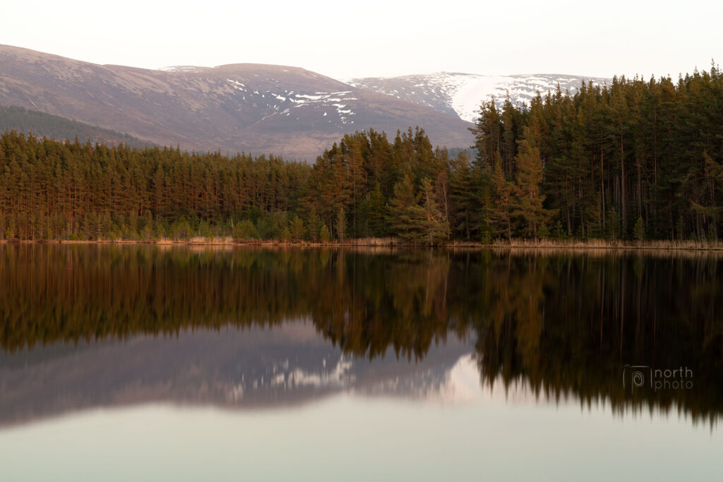 Reflections in Uath Lochan, Cairngorms