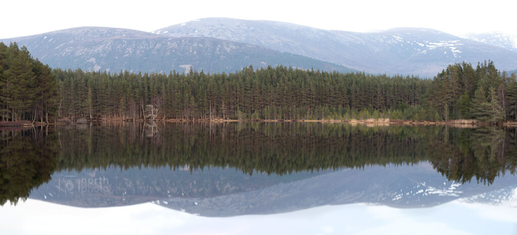 Reflections in Uath Lochan, Cairngorms